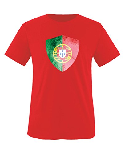 Comedy Shirts - Portugal Trikot - Wappen: Groß - Wunsch - Kinder T-Shirt - Rot/Weiss Gr. 134-146 Comedy Shirts - Portugal Trikot - Wappen: Groß - Wunsch - Kinder T-Shirt - Rot/Weiss Gr. 134-146 von Comedy Shirts