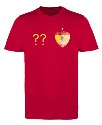 Comedy Shirts - Spanien Trikot - Wappen: Klein - Wunsch - Herren Trikot - Rot/Gelb Gr. S Comedy Shirts - Spanien Trikot - Wappen: Klein - Wunsch - Herren Trikot - Rot/Gelb Gr. S von Comedy Shirts