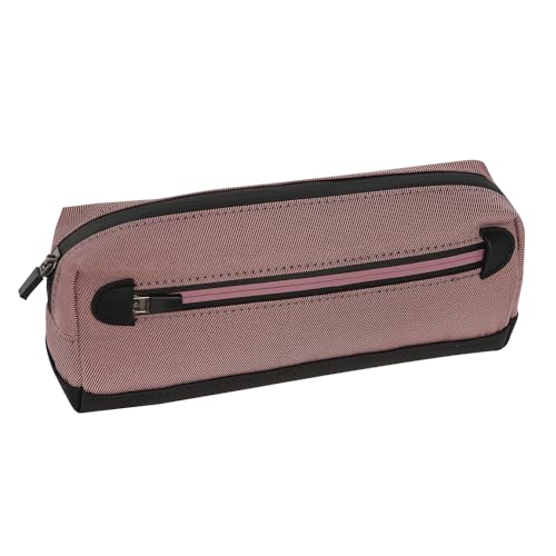 Comix Campus Federmäppchen, ideal für Make-up und Schreibwaren, mit Hauptfach und Fronttasche mit Reißverschluss, 22 x 8 x 6 cm, Rosa, Rosa, Casual Comix Campus Federmäppchen, ideal für Make-up und Schreibwaren, mit Hauptfach und Fronttasche mit Reißverschluss, 22 x 8 x 6 cm, Rosa, Rosa, Casual von Comix