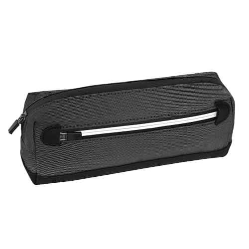 Comix Campus Federmäppchen, ideal für Make-up und Schreibwaren, mit Hauptfach und Fronttasche mit Reißverschluss, 22 x 8 x 6 cm, Schwarz, Schwarz, Casual Comix Campus Federmäppchen, ideal für Make-up und Schreibwaren, mit Hauptfach und Fronttasche mit Reißverschluss, 22 x 8 x 6 cm, Schwarz, Schwarz, Casual von Comix