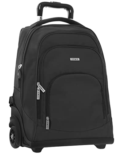 Comix Organisierter Rucksack mit Trolley - Schwarz, Schwarz, Casual, Schwarz, Casual Comix Organisierter Rucksack mit Trolley - Schwarz, Schwarz, Casual, Schwarz, Casual von Comix