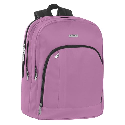Comix - Rucksack für Mittelschule, Grundschule und Oberschule, 3 Fächer mit PC-Halter, Fronttasche, gepolsterte und verstärkte Rückenlehne, gepolsterte und verstellbare Schultergurte, rutschfeste Comix - Rucksack für Mittelschule, Grundschule und Oberschule, 3 Fächer mit PC-Halter, Fronttasche, gepolsterte und verstärkte Rückenlehne, gepolsterte und verstellbare Schultergurte, rutschfeste von Comix