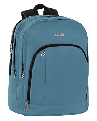 COMIX - Rucksack für Mittelschule, Grundschule und Oberschule für Kinder und Jugendliche, mit gepolstertem und verstärktem Rücken, verstellbaren Schultergurten, 3 Hauptfächern und Fronttasche, 32 x 43 COMIX - Rucksack für Mittelschule, Grundschule und Oberschule für Kinder und Jugendliche, mit gepolstertem und verstärktem Rücken, verstellbaren Schultergurten, 3 Hauptfächern und Fronttasche, 32 x 43 von COMIX