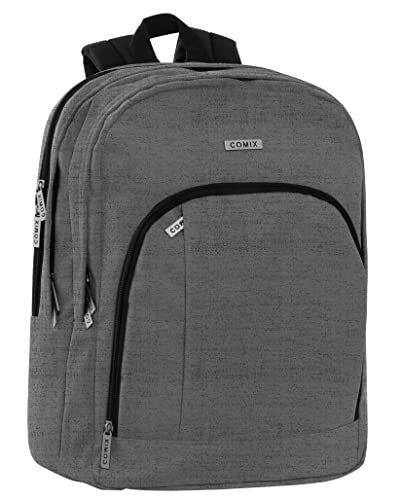 COMIX Organisiert, Schulrucksack Unisex Kinder und Jungen, Grau (Grau), Einheitsgröße, grau, Taglia unica, Casual COMIX Organisiert, Schulrucksack Unisex Kinder und Jungen, Grau (Grau), Einheitsgröße, grau, Taglia unica, Casual von COMIX