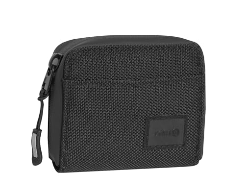 Comix U - Kartenhalter mit Reißverschluss, innen organisiert mit 2 Faltfächern und 4 Kartenfächern, flache offene Tasche auf der Vorderseite, 10 x 9 x 2 cm, Schwarz, Schwarz, 25x10x9 cm, Casual Comix U - Kartenhalter mit Reißverschluss, innen organisiert mit 2 Faltfächern und 4 Kartenfächern, flache offene Tasche auf der Vorderseite, 10 x 9 x 2 cm, Schwarz, Schwarz, 25x10x9 cm, Casual von Comix