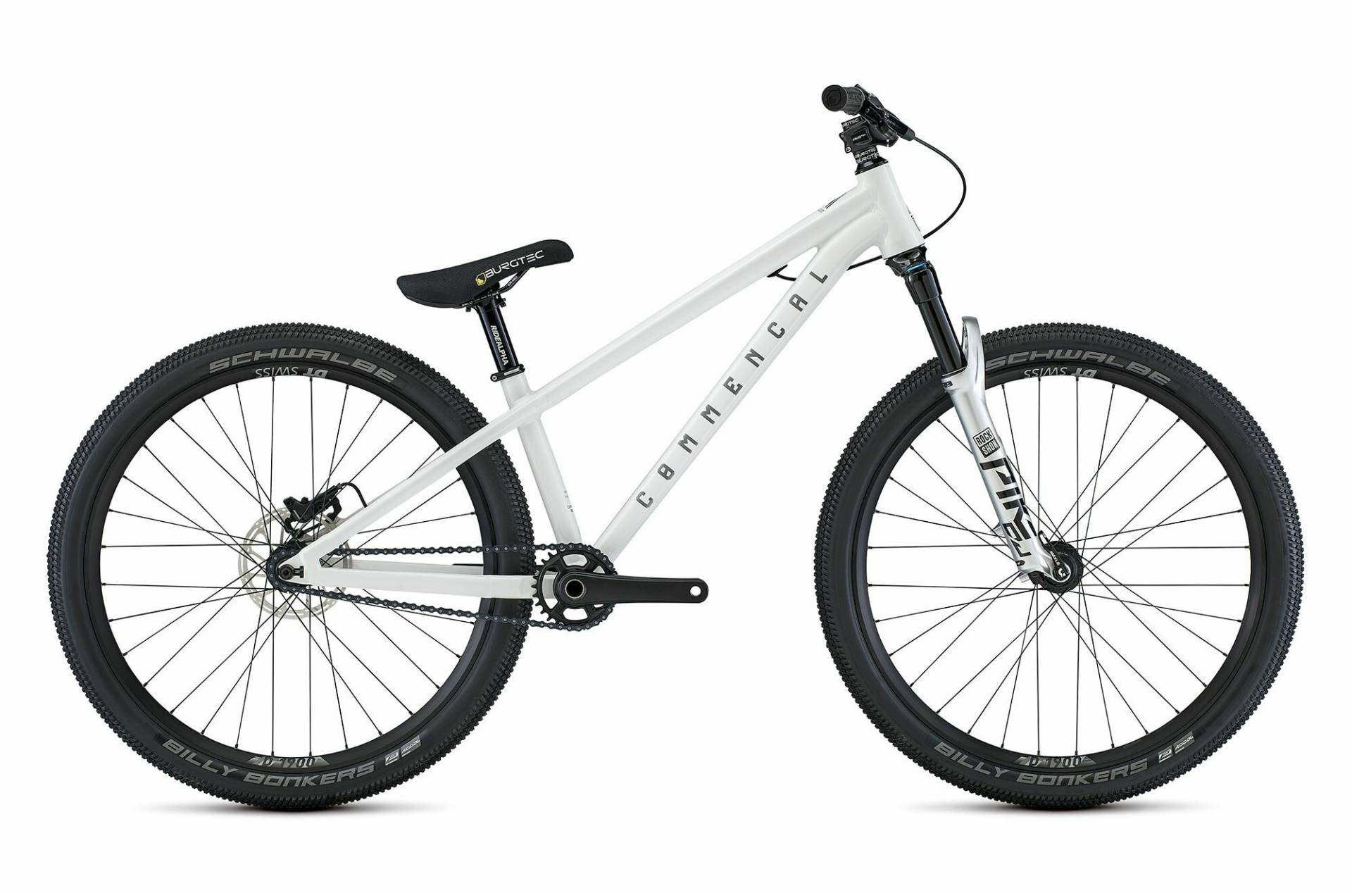 Commencal ABSOLUT PIKE SILVER Pure White 2024 26" Diamant Commencal ABSOLUT PIKE SILVER Pure White 2024 26" Diamant von Commencal