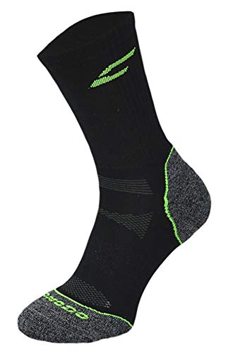 Comodo - Bambus Socken für Wandern | Sommer Atmungsaktiv Antibakteriell Wandersocken | Herren und Damen (Schwarz Grün, 43-45) von Comodo