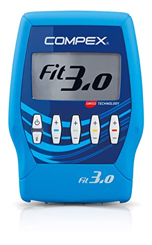 Compex FIT 3.0 Muskelstimulationsgerät, Blau Motor Point Pen, Silber, Standard von Compex