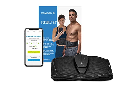 Compex Unisex-Adult Corebelt 3.0 Muskelstimulationsgürtel, schwarz, S/M Compex Unisex-Adult Corebelt 3.0 Muskelstimulationsgürtel, schwarz, S/M von Compex