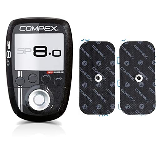 Compex Unisex Muskelstimmulations Gerßt Sp 8.0 Muskelstimmulations Ger t, Schwarz, Standard EU EASYSNAP Performance ELEKTRODEN 50x100MM, Blau, 50 x 100 mm Compex Unisex Muskelstimmulations Gerßt Sp 8.0 Muskelstimmulations Ger t, Schwarz, Standard EU EASYSNAP Performance ELEKTRODEN 50x100MM, Blau, 50 x 100 mm von Compex