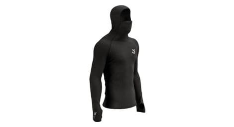 compressport 3d thermo ultralight racing hoodie schwarz von Compressport