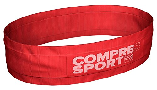 Compressport Erwachsene Free Belt Weiß XL-XXL Laufgürtel, Rot von COMPRESSPORT