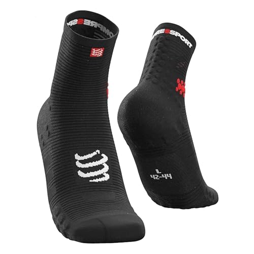 COMPRESSPORT Herren Compressport Racing High Black T1 Kompressions Laufsocke, Schwarz, 35-38 (T1) EU von COMPRESSPORT