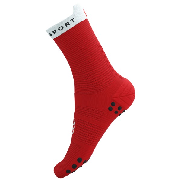 Compressport - Pro Racing Socks V4.0 Run High - Laufsocken Gr T1 - EU: 35-38 rot von Compressport