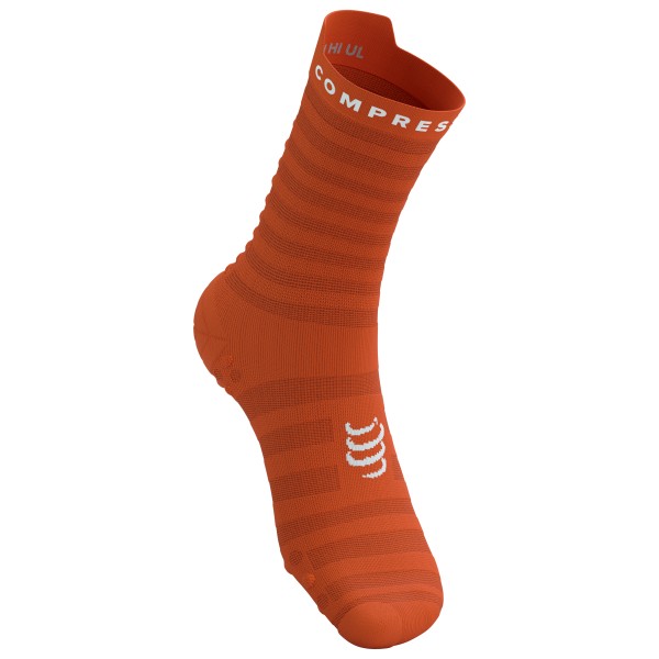 Compressport - Pro Racing Socks V4.0 Ultralight Run High - Laufsocken Gr T2 - EU: 39-41 rot von Compressport
