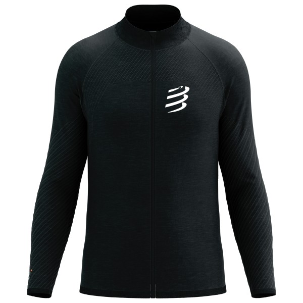 Compressport - Seamless Zip Sweatshirt - Laufjacke Gr XS schwarz Compressport - Seamless Zip Sweatshirt - Laufjacke Gr XS schwarz von Compressport