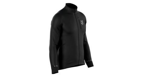 compressport hurricane windproof jacket schwarz von Compressport