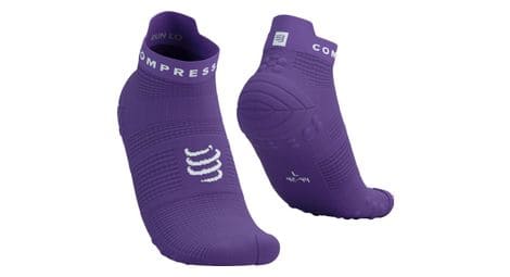 compressport pro racing socks v4 0 run low violet von Compressport