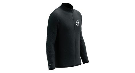 compressport seamless zip sweatshirt kapuzenjacke schwarz compressport seamless zip sweatshirt kapuzenjacke schwarz von Compressport