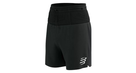 compressport trail racing 2 in 1 shorts schwarz von Compressport