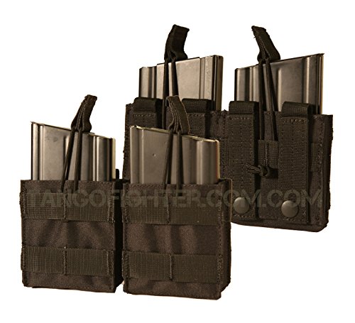 CONDOR Double Open Top M14 Mag Pouch Schwarz Nylon 1000D 10.16 x 17.78 cm 2 Offene Taschen Feuerwaffen-Accessoire Mag Pouch CONDOR Double Open Top M14 Mag Pouch Schwarz Nylon 1000D 10.16 x 17.78 cm 2 Offene Taschen Feuerwaffen-Accessoire Mag Pouch von Condor