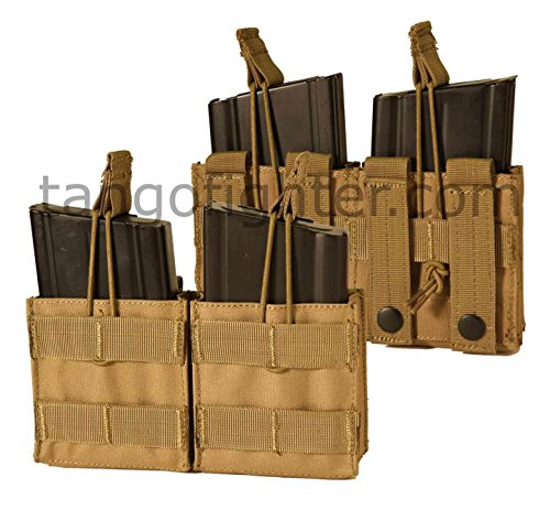 CONDOR MA24-003 Double Open Top M14 Mag Pouch Coyote Tan von Condor