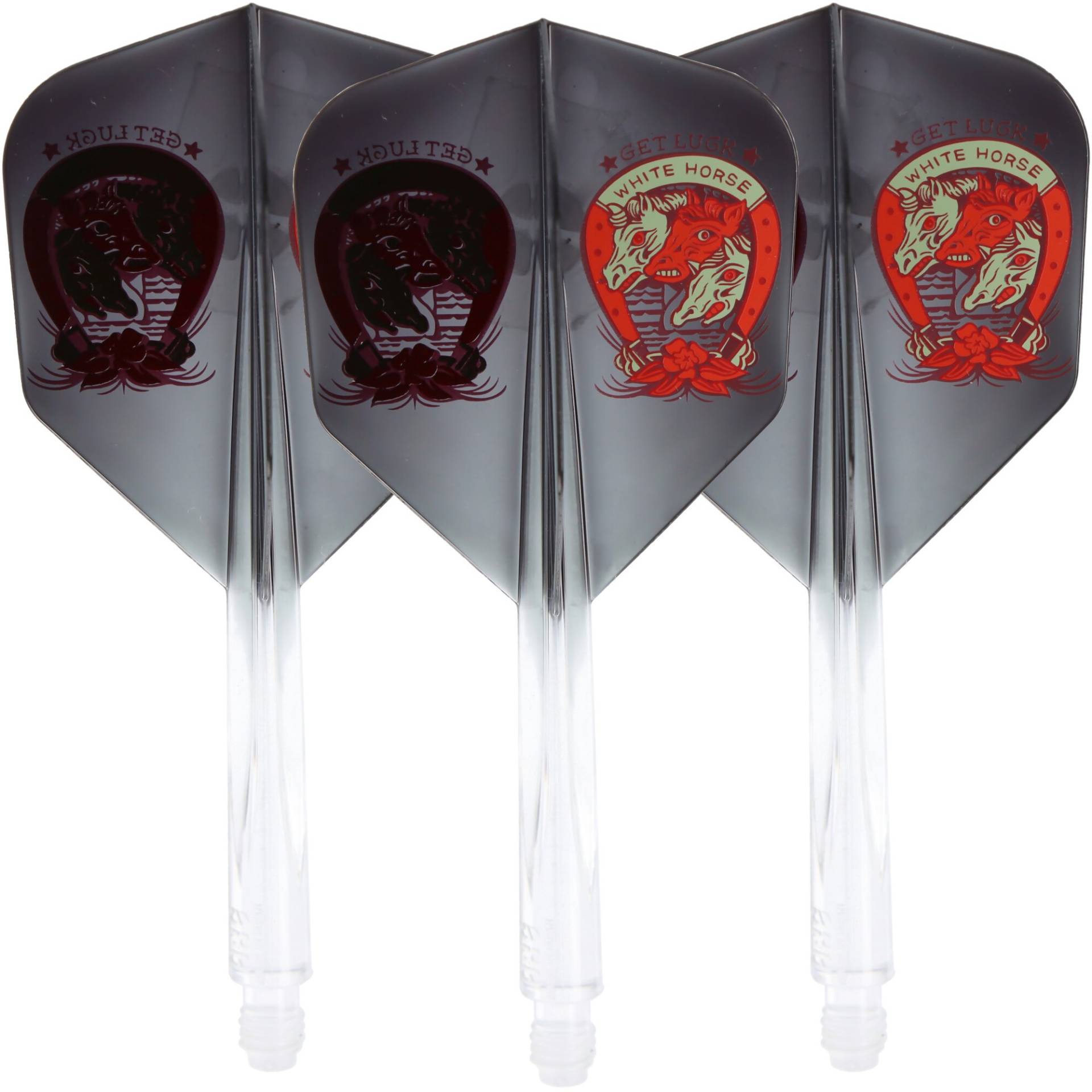 Condor AXE Dartflight Get Luck, Horseshoe, Gradient, Clear Black, Small, Gr. S Condor AXE Dartflight Get Luck, Horseshoe, Gradient, Clear Black, Small, Gr. S von Condor