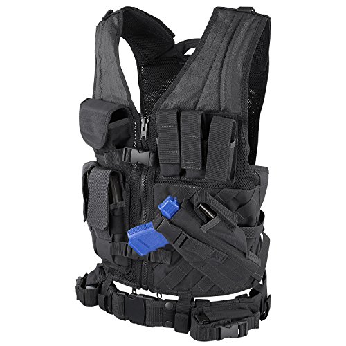 Condor CV-002 Cross Draw Vest Black M/L Condor CV-002 Cross Draw Vest Black M/L von Condor