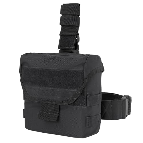 Condor Tropfen Bein Dump Tasche Schwarz Condor Tropfen Bein Dump Tasche Schwarz von Condor