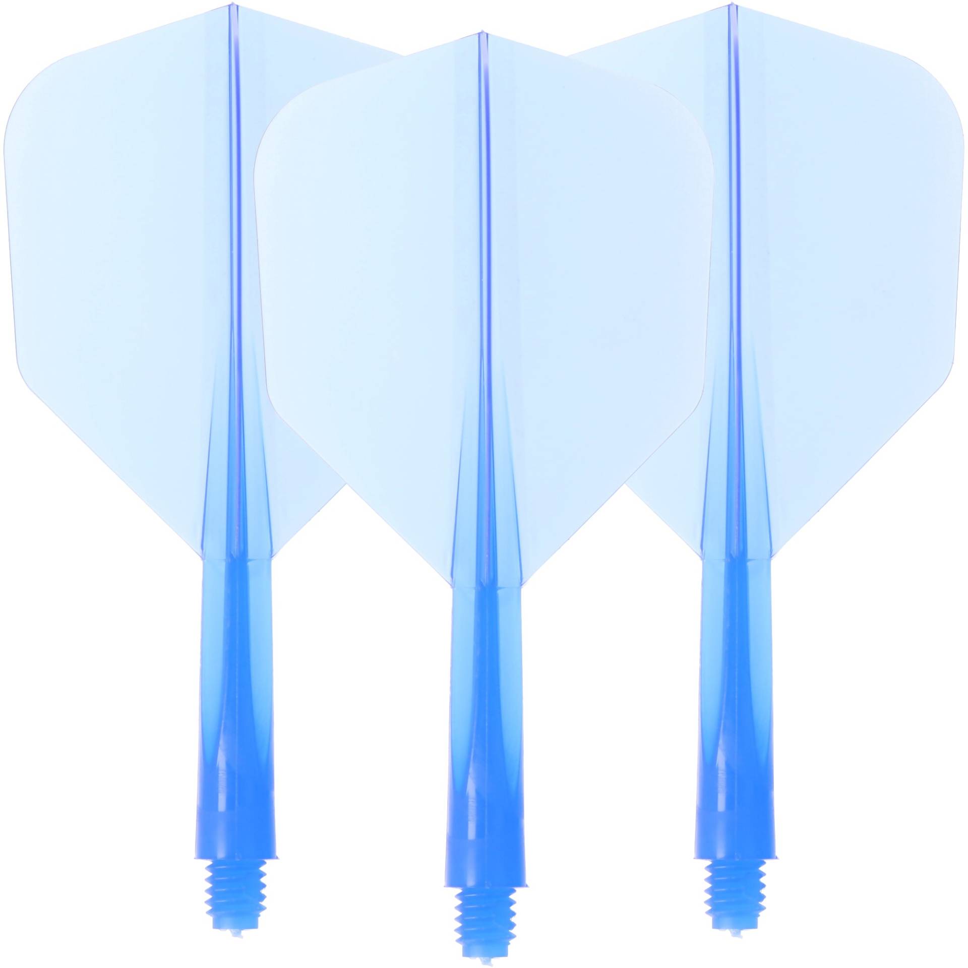 Dartflight Zero Stress, Small S, short, transparent Blau, 21,5mm Dartflight Zero Stress, Small S, short, transparent Blau, 21,5mm von Condor