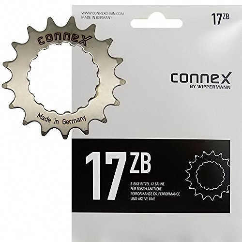 Connex Ritzel 17 Zähne Bosch E-Bike Silber + SCHLAUCHFLICKEN von Connex