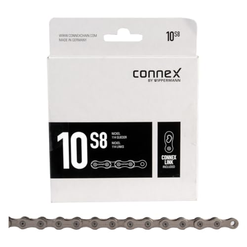 Connex Schaltungskette 10S8 114 Gld. 6.0 mm Ketten, Silber, One Size von Connex