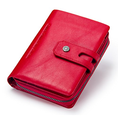 Contacts Damen Geldbeutel mit RFID,Weich Leder Portemonnaie Klein Damen Brieftasche,Viel Kartenfächer Geldbörse Für Frauen Die mit Mehreren Fächern Contacts Damen Geldbeutel mit RFID,Weich Leder Portemonnaie Klein Damen Brieftasche,Viel Kartenfächer Geldbörse Für Frauen Die mit Mehreren Fächern von Contacts