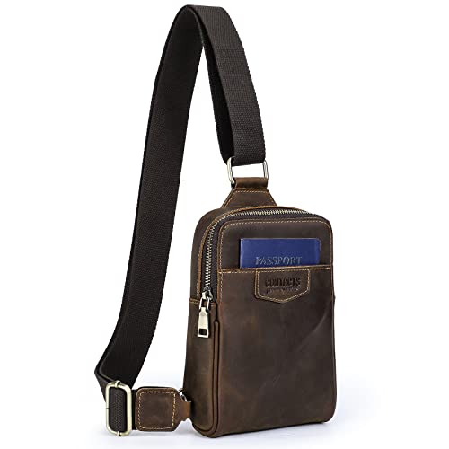 Contacts Herren Unisex Bauchtasche Brusttasche mit Kreditkartenfächern und Reißverschlusstaschen Verstellbarer Gürtelschlinge Crossbody Kleine Umhängetasche für Outdoor Workout Wandern Contacts Herren Unisex Bauchtasche Brusttasche mit Kreditkartenfächern und Reißverschlusstaschen Verstellbarer Gürtelschlinge Crossbody Kleine Umhängetasche für Outdoor Workout Wandern von Contacts