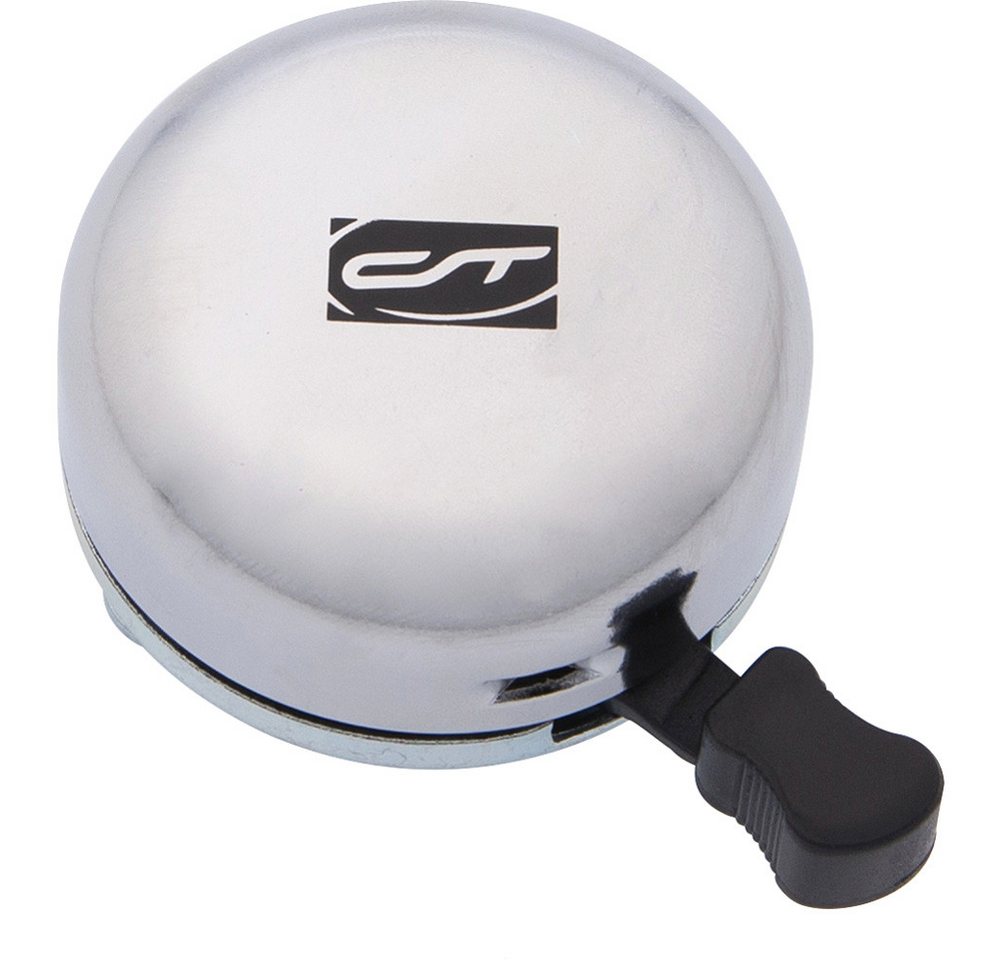 Contec Fahrradklingel Contec Glocke Push-a-Ding f. Ø 22,2mm Lenkerklemmung silber Contec Fahrradklingel Contec Glocke Push-a-Ding f. Ø 22,2mm Lenkerklemmung silber von Contec
