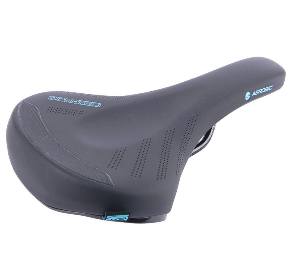 Contec Fahrradsattel Contec Sattel Aerobic Unisex Gr.M schwarz blau Fahrrad Contec Fahrradsattel Contec Sattel Aerobic Unisex Gr.M schwarz blau Fahrrad von Contec