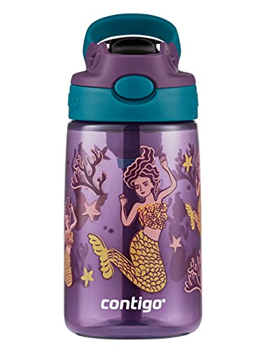 Contigo,2127478,Kids’ AA8Easy-Clean AUTOSPOUTStraw Water Bottle;BPA-free, robust water bottle; 1leak-proof; easy-clean; ideal for daycare, preschool, school and sports; 14 oz von Contigo