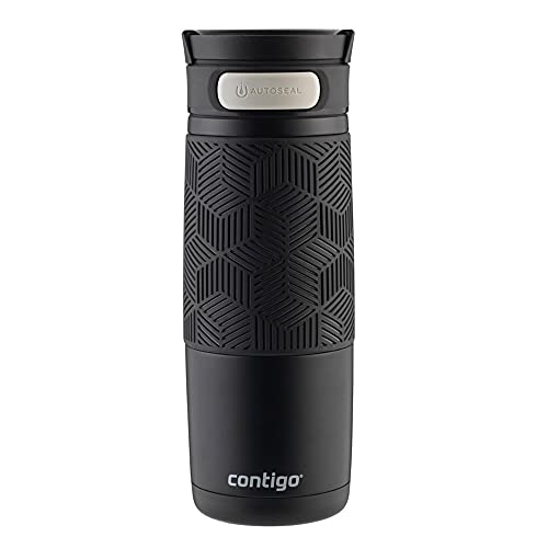 Contigo Thermobecher Transit Autoseal, Edelstahl Isolierbecher, Kaffebecher to go, auslaufsicher, spülmaschinenfester Deckel BPA-frei, 470 ml, 1 Stück (1er Pack) von Contigo