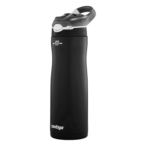 Contigo Ashland Chill Trinkflasche mit Strohhalm, große BPA-freie Edelstahl Wasserflasche, Thermosflasche auslaufsicher, hält Getränke bis zu 24h kühl; für Sport, Fahrrad, Joggen, Wandern, 590 ml Contigo Ashland Chill Trinkflasche mit Strohhalm, große BPA-freie Edelstahl Wasserflasche, Thermosflasche auslaufsicher, hält Getränke bis zu 24h kühl; für Sport, Fahrrad, Joggen, Wandern, 590 ml von Contigo