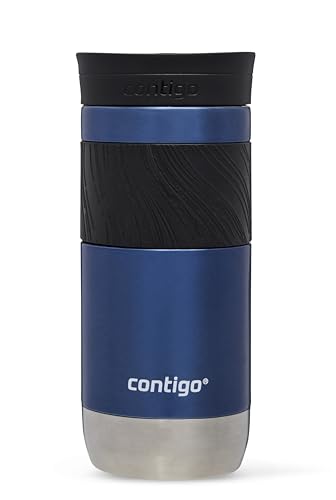 Contigo Byron 2.0 Thermobecher, Edelstahl Isolierbecher mit Snapseal Verschluss, Kaffeebecher to go, 100% auslaufsicher, spülmaschinenfester Deckel, BPA-frei, bis zu 6 Stunden warm, 470 ml, Blue Corn Contigo Byron 2.0 Thermobecher, Edelstahl Isolierbecher mit Snapseal Verschluss, Kaffeebecher to go, 100% auslaufsicher, spülmaschinenfester Deckel, BPA-frei, bis zu 6 Stunden warm, 470 ml, Blue Corn von Contigo