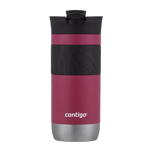 Contigo Byron 2.0 Thermobecher, Edelstahl Isolierbecher mit Snapseal Verschluss, Kaffeebecher to go, 100% auslaufsicher, spülmaschinenfester Deckel, BPA-frei, hält bis zu 6 Stunden warm, 470 ml Contigo Byron 2.0 Thermobecher, Edelstahl Isolierbecher mit Snapseal Verschluss, Kaffeebecher to go, 100% auslaufsicher, spülmaschinenfester Deckel, BPA-frei, hält bis zu 6 Stunden warm, 470 ml von Contigo
