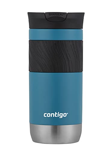 Contigo Byron 2.0 Thermobecher, Edelstahl Isolierbecher mit Snapseal Verschluss, 100 Prozent auslaufsicher, spülmaschinenfester Deckel, BPA-frei, hält bis zu 6 Stunden warm, Mehrfarbig, 470 ml Contigo Byron 2.0 Thermobecher, Edelstahl Isolierbecher mit Snapseal Verschluss, 100 Prozent auslaufsicher, spülmaschinenfester Deckel, BPA-frei, hält bis zu 6 Stunden warm, Mehrfarbig, 470 ml von Contigo