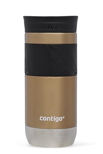 Contigo Byron 2.0 Thermobecher, Edelstahl Isolierbecher mit Snapseal Verschluss, Kaffeebecher to go, 100% auslaufsicher, spülmaschinenfester Deckel, BPA-frei, hält bis zu 6 Stunden warm, 470 ml Contigo Byron 2.0 Thermobecher, Edelstahl Isolierbecher mit Snapseal Verschluss, Kaffeebecher to go, 100% auslaufsicher, spülmaschinenfester Deckel, BPA-frei, hält bis zu 6 Stunden warm, 470 ml von Contigo