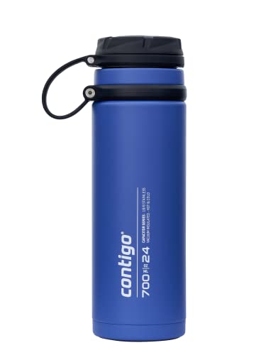 Contigo Fuse Edelstahl Trinkflasche, 100% auslaufsicher, große Wasserflasche mit breitem Schraubverschluss, hält Getränke bis zu 30 Stunden kalt, Premium Outdoor Thermoflasche, 700 ml Contigo Fuse Edelstahl Trinkflasche, 100% auslaufsicher, große Wasserflasche mit breitem Schraubverschluss, hält Getränke bis zu 30 Stunden kalt, Premium Outdoor Thermoflasche, 700 ml von Contigo