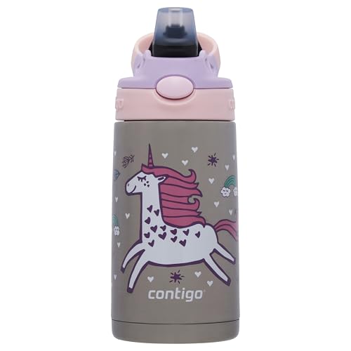 Contigo Kinder Trinkflasche Easy Clean Autospout mit Strohhalm, BPA-freie Wasserflasche aus Edelstahl, 100% auslaufsicher, einfache Reinigung, ideal für Kita, Kindergarten, Schule und Sport, 380 ml Contigo Kinder Trinkflasche Easy Clean Autospout mit Strohhalm, BPA-freie Wasserflasche aus Edelstahl, 100% auslaufsicher, einfache Reinigung, ideal für Kita, Kindergarten, Schule und Sport, 380 ml von Contigo