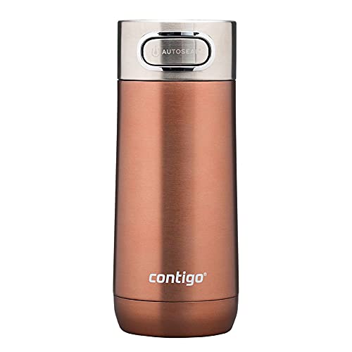 Contigo Luxe Autoseal Thermobecher, Edelstahl-Reisebecher, Isolierflasche, auslaufsicherer Becher, spülmaschinenfest, Kaffeebecher mit Easy-Clean-Deckel BPA-frei; White Zinfandel, 360 ml Contigo Luxe Autoseal Thermobecher, Edelstahl-Reisebecher, Isolierflasche, auslaufsicherer Becher, spülmaschinenfest, Kaffeebecher mit Easy-Clean-Deckel BPA-frei; White Zinfandel, 360 ml von Contigo