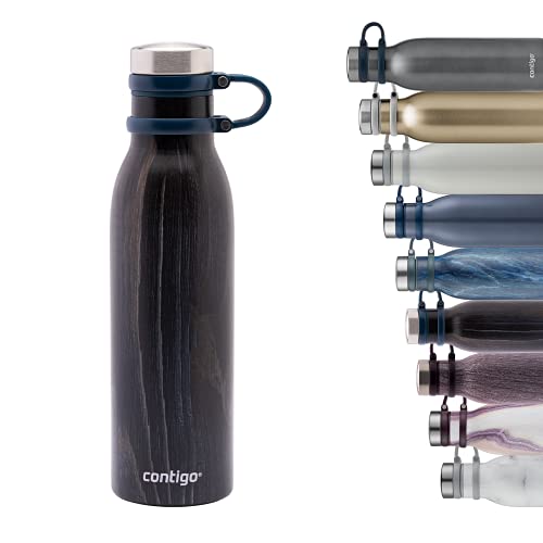 Contigo Matterhorn Trinkflasche, Edelstahl-Isolierflasche mit Thermalock-Isolierung, hält bis zu 24h kalt oder 10h heiß, BPA-freie Thermosflasche mit Schraubverschluss, 100% auslaufsicher, 590 ml von Contigo