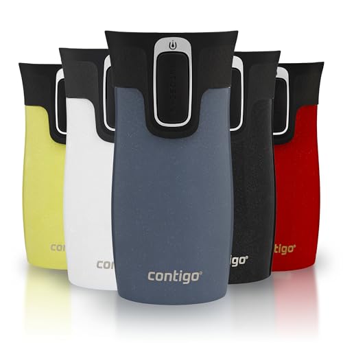 Contigo Thermobecher West Loop Mini Autoseal | Edelstahl Isolierbecher | Kaffebecher to go | auslaufsicher | spülmaschinenfester Deckel | BPA-frei| 300 ml | Lakeside von Contigo