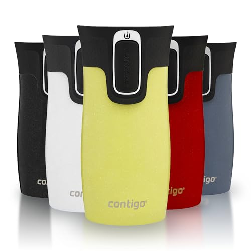Contigo Thermobecher West Loop Mini Autoseal | Edelstahl Isolierbecher | Kaffebecher to go | auslaufsicher | spülmaschinenfester Deckel | BPA-frei| 300 ml | Limelight Contigo Thermobecher West Loop Mini Autoseal | Edelstahl Isolierbecher | Kaffebecher to go | auslaufsicher | spülmaschinenfester Deckel | BPA-frei| 300 ml | Limelight von Contigo