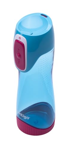 Contigo Trinkflasche Swish Autoseal, große BPA-freie Kunststoff Wasserflasche für Kinder, 100% auslaufsicher mit automatischer Verriegelung, für Sport, Kindergarten, Kita, Schule, 500 ml Contigo Trinkflasche Swish Autoseal, große BPA-freie Kunststoff Wasserflasche für Kinder, 100% auslaufsicher mit automatischer Verriegelung, für Sport, Kindergarten, Kita, Schule, 500 ml von Contigo